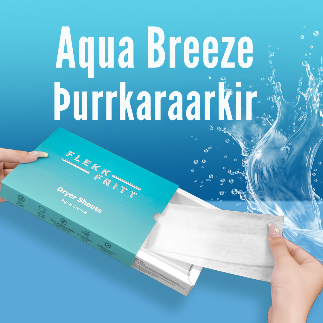 Flekkfritt Þurrkaraarkir Aqua Breeze 40 stk