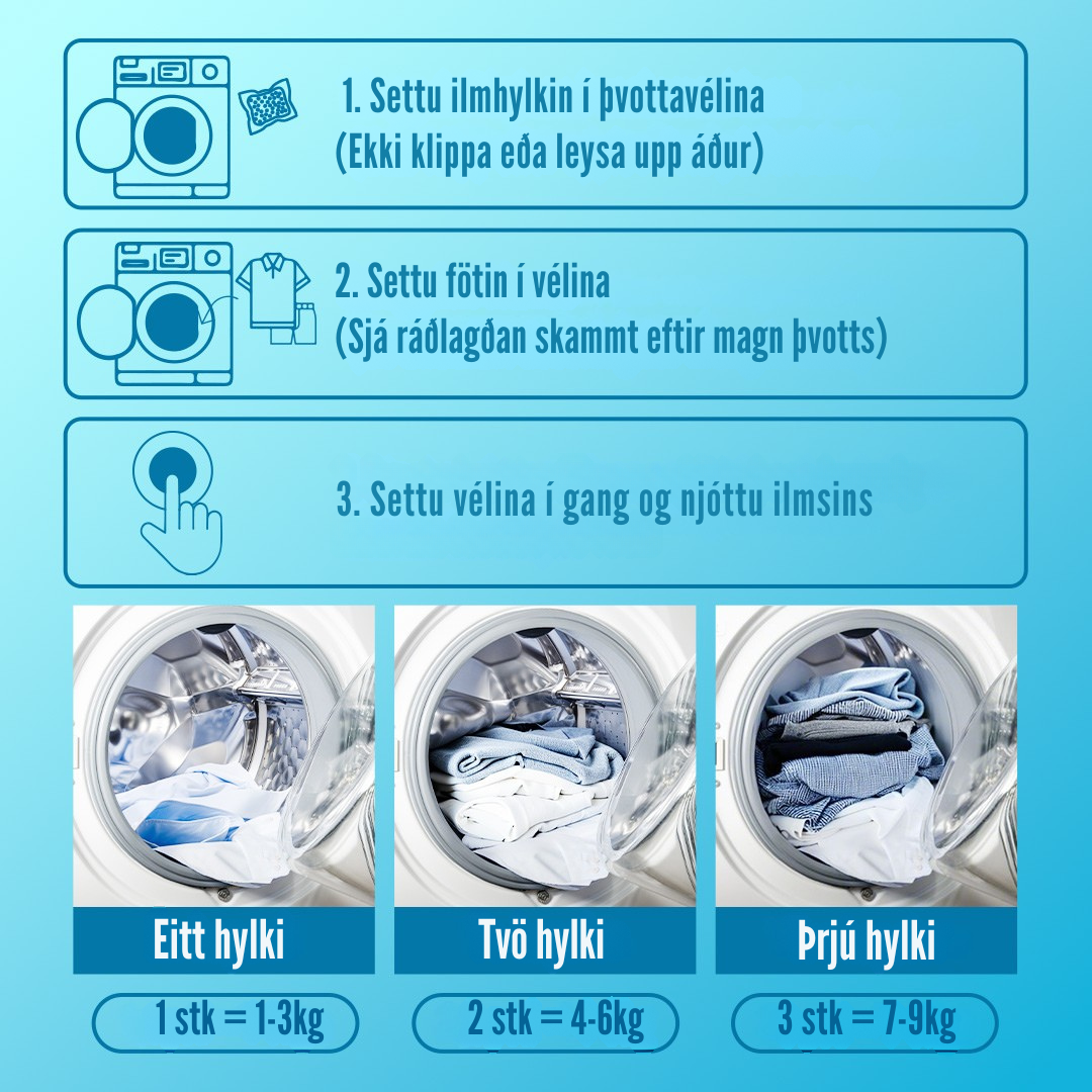 Flekkfritt Ilmhylki Aqua Breeze 50 stk