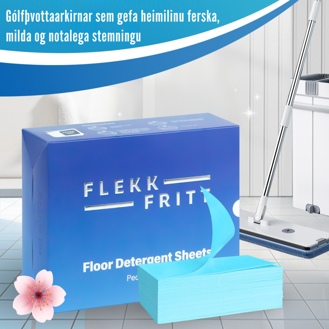 Flekkfritt Gólfþvottaarkir - Peony Bloom 50 stk