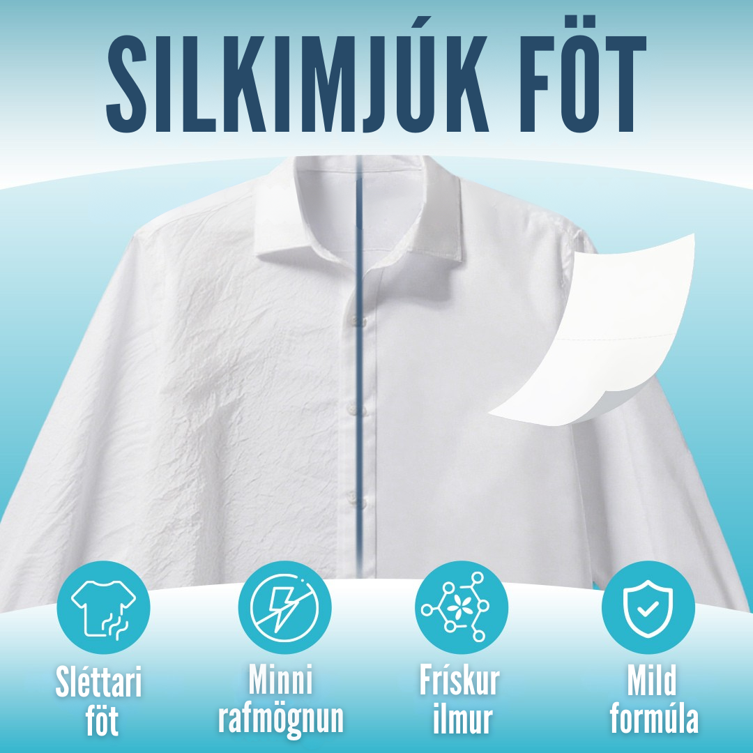 Flekkfritt Mýkingararkir Aqua Breeze 50stk <100 þvottar
