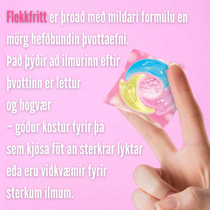 Flekkfritt 4 i 1 Þvottahylki  Floral Swirl 40 stk