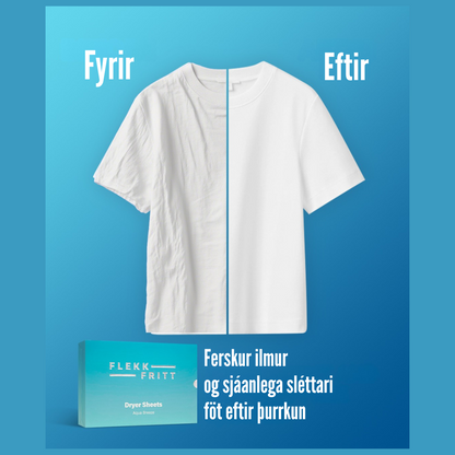 Flekkfritt Þurrkaraarkir Aqua Breeze 40 stk