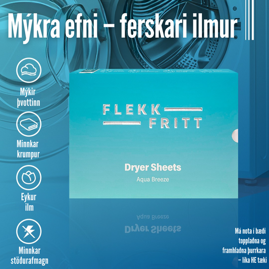 Flekkfritt Þurrkaraarkir Aqua Breeze 40 stk
