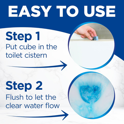 Bloo 3in1 Toilet Cistern Blocks Original Blue 2x50g