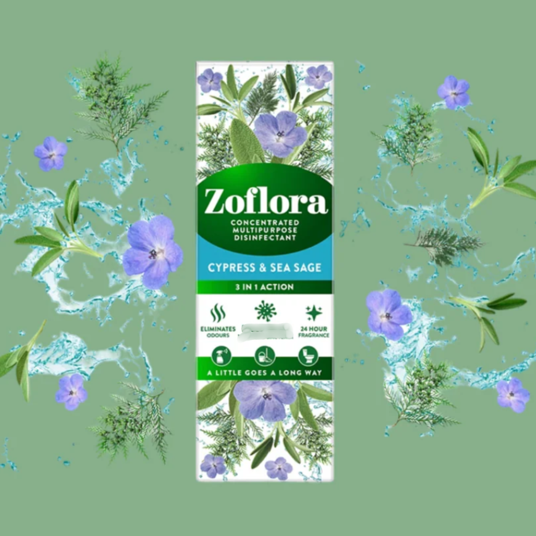 Zoflora Concentrated Cleaner Cyress & Sea Sage 120ml