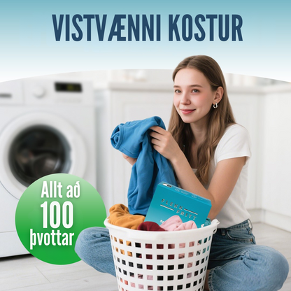 Flekkfritt Mýkingararkir Aqua Breeze 50stk <100 þvottar