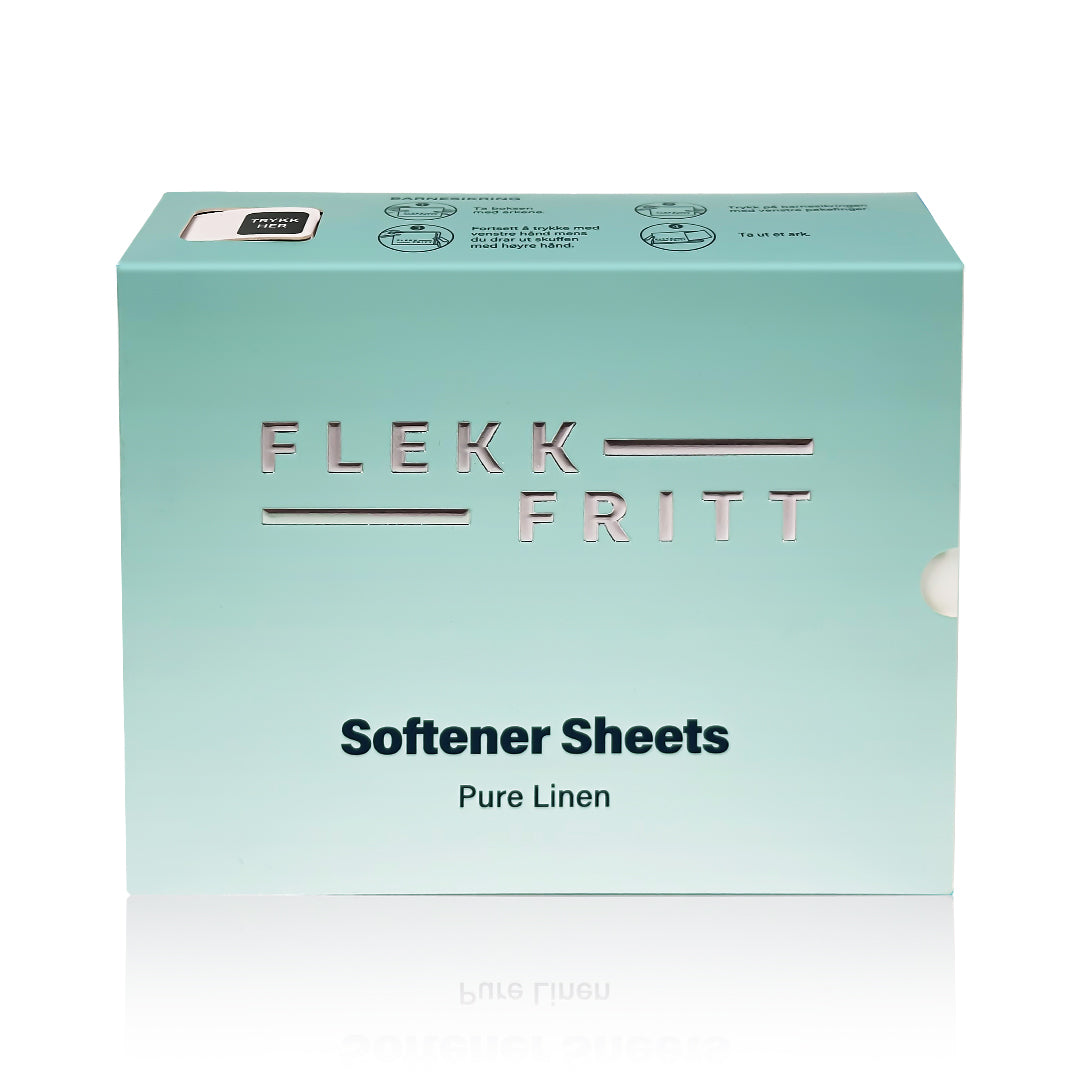 Flekkfritt Mýkingararkir Pure Linen 50stk <100 þvottar
