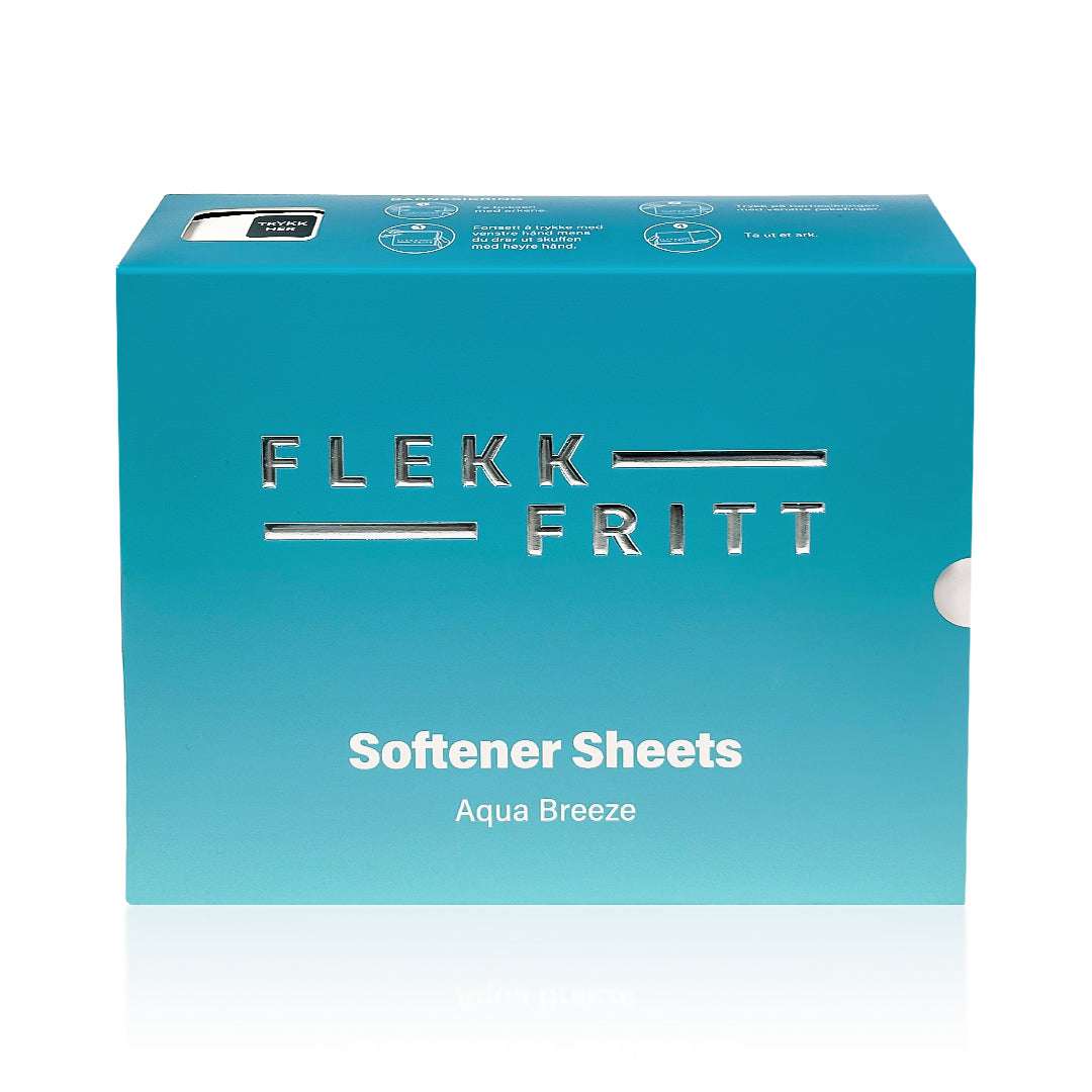 Flekkfritt Mýkingararkir Aqua Breeze 50stk <100 þvottar