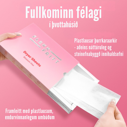 Flekkfritt Þurrkaraarkir Blossom Kiss 40 stk