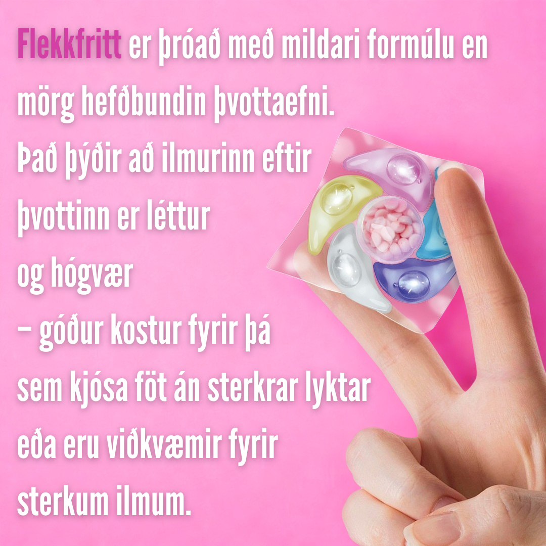 Flekkfritt 6 i 1 Þvottahylki Orchid Breeze 40 stk