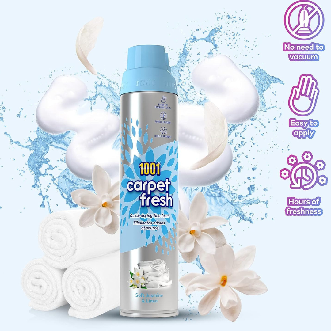 1001 Carpet Fresh Soft Jasmine & Linen 300ml