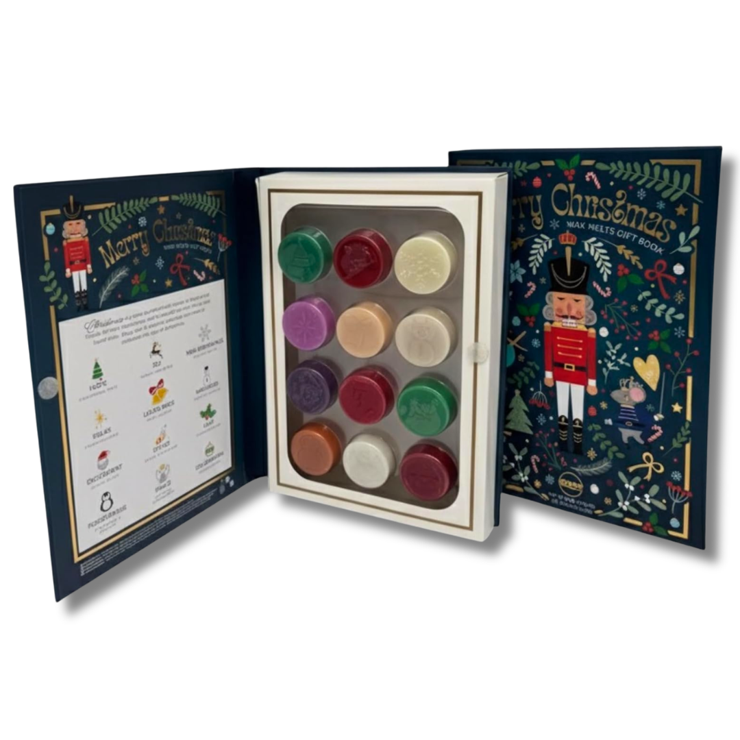 Airpure Merry Christmas Wax Melts Gift Book Nutcracker