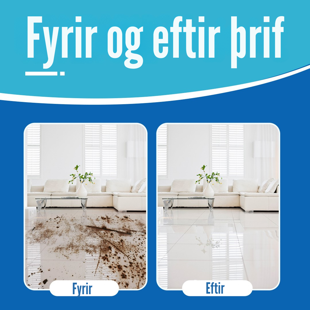 Flekkfritt Gólfþvottaarkir - Peony Bloom 50 stk