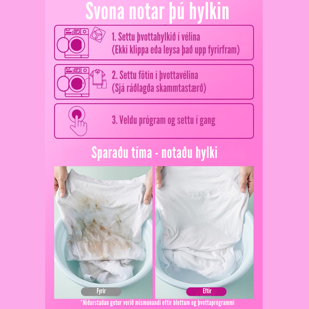 Flekkfritt 3 í 1 Þvottahylki  Bloom Duo 40 stk