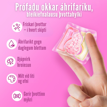Flekkfritt 3 í 1 Þvottahylki  Bloom Duo 40 stk