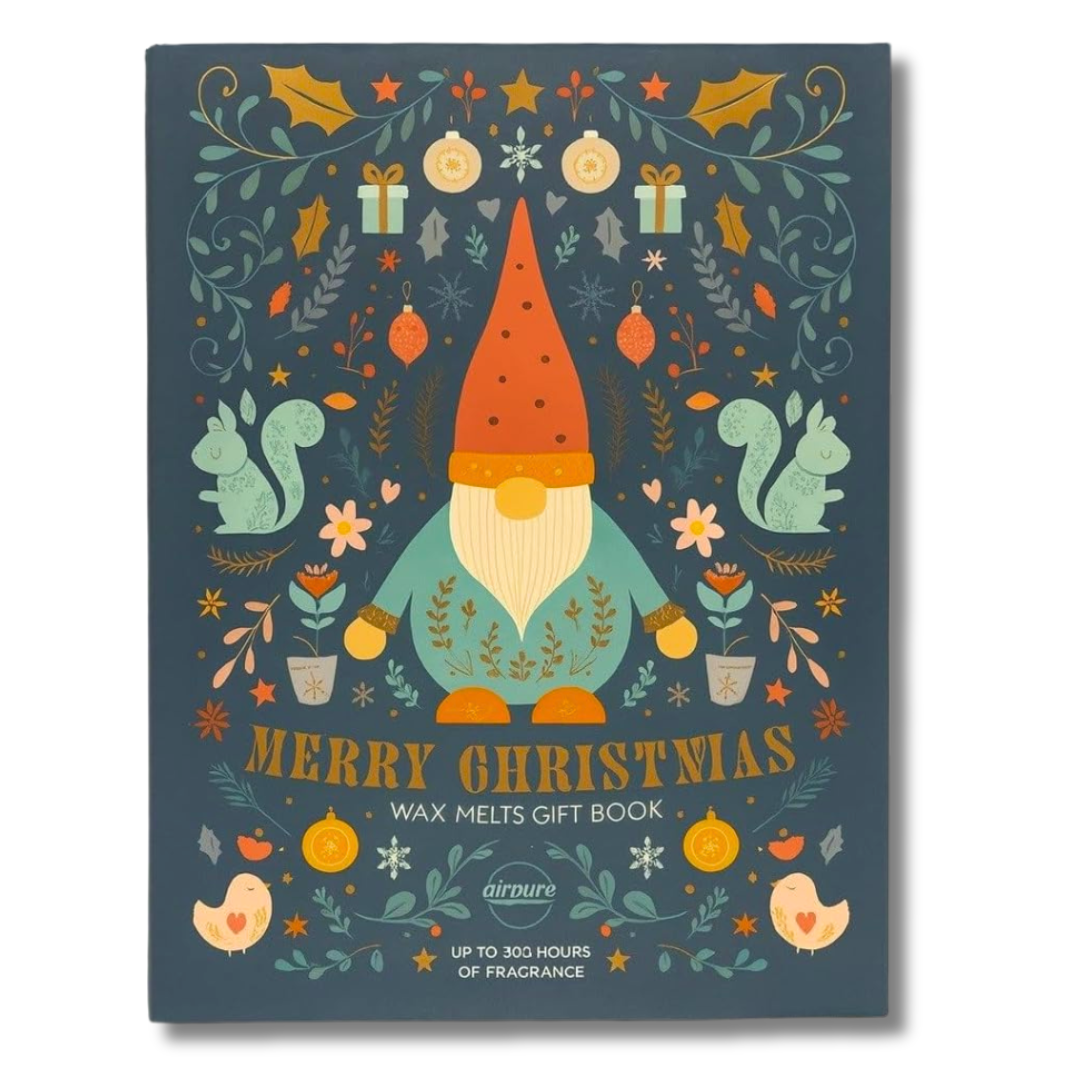 Airpure Merry Christmas Wax Melts Gift Book Gnome
