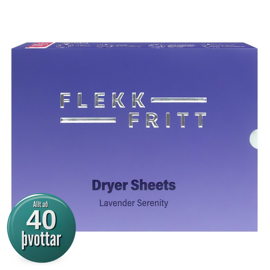 Flekkfritt Þurrkaraarkir Lavender Serenity 40 stk