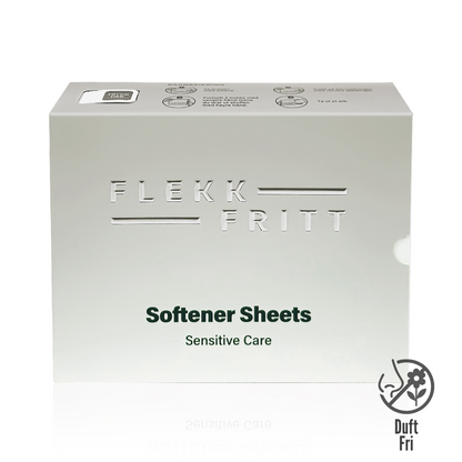 Flekkfritt Mýkingararkir Án ilmefna Sensitive Care 50stk <100 þvottar