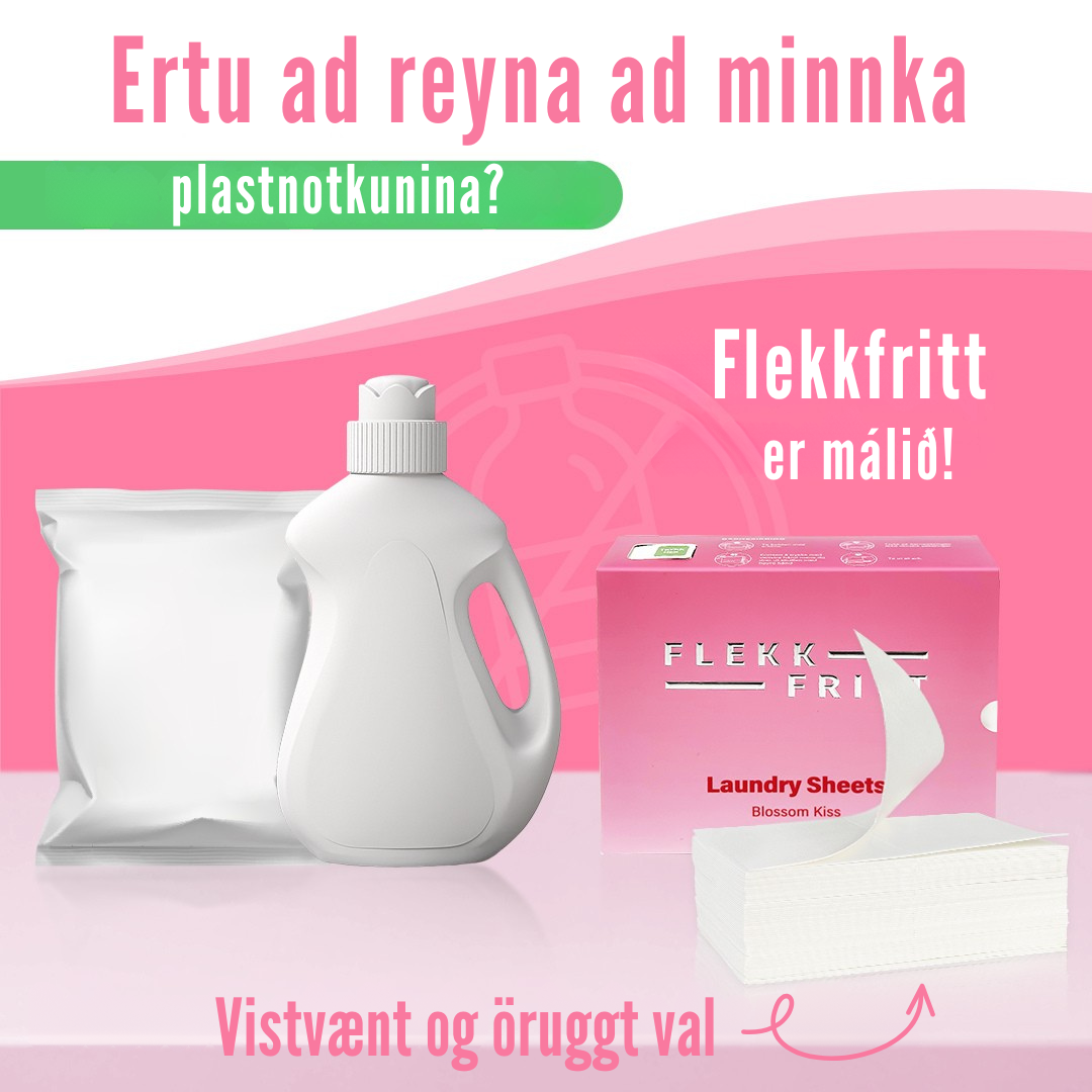 Flekkfritt Þvottaarkir  Blossom Kiss 50 ark <100 vask