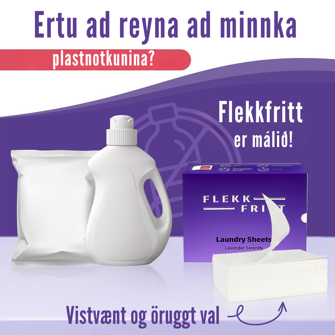 Flekkfritt Þvottaarkir  Lavender Serenity 50 ark <100 vask