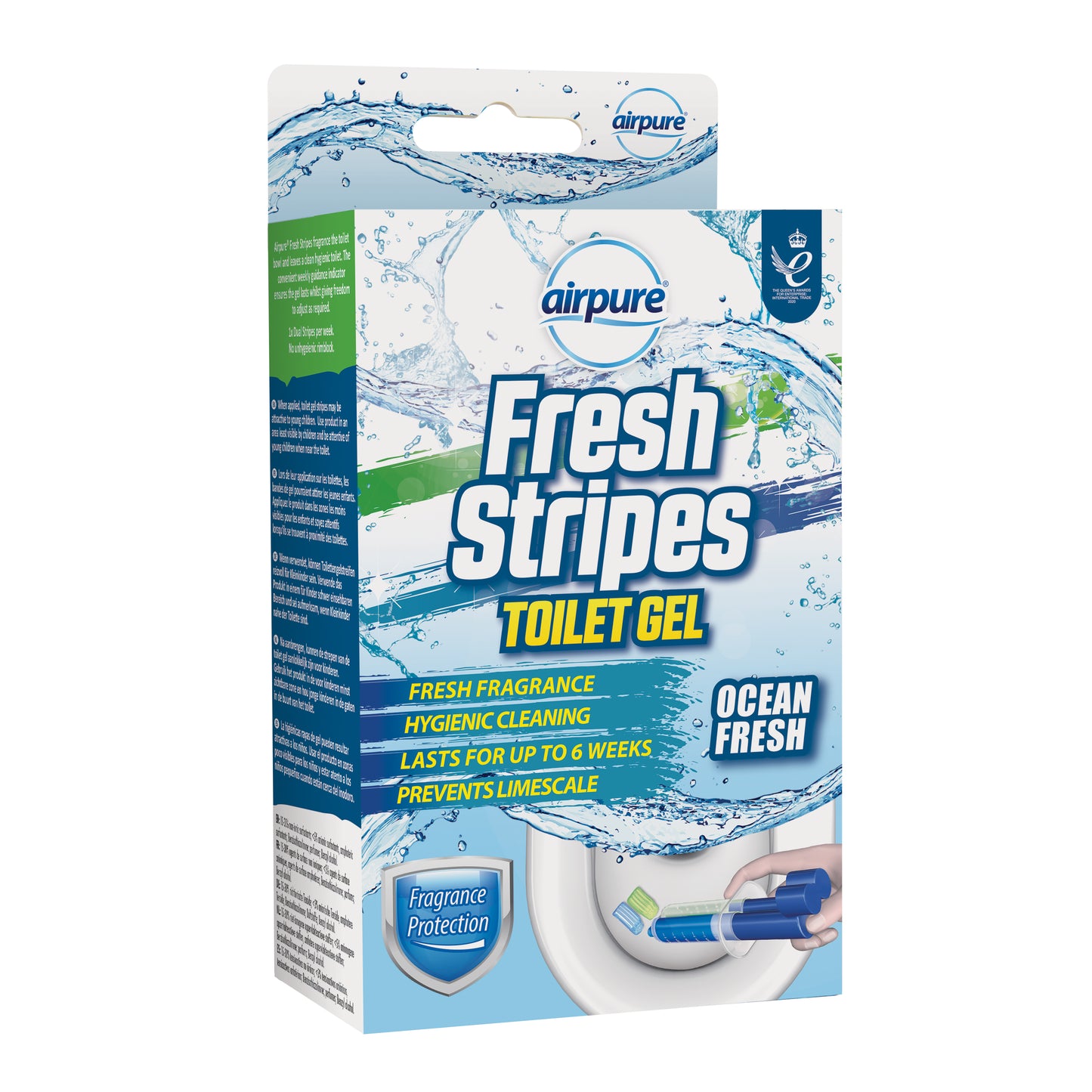 Airpure Fresh Stipes Toilet Gel Ocean Fresh 45ml