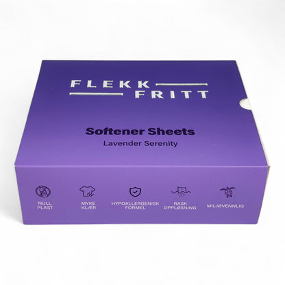Flekkfritt Mýkingararkir Lavender Serenity 50stk <100 þvottar