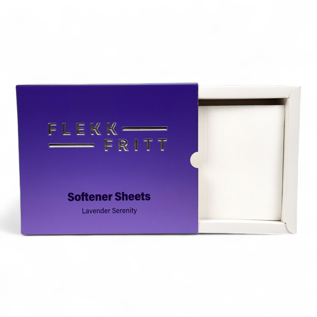 Flekkfritt Mýkingararkir Lavender Serenity 50stk <100 þvottar