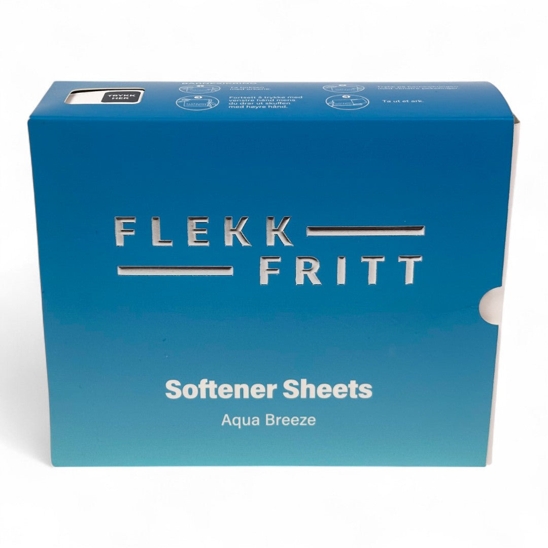 Flekkfritt Mýkingararkir Aqua Breeze 50stk <100 þvottar
