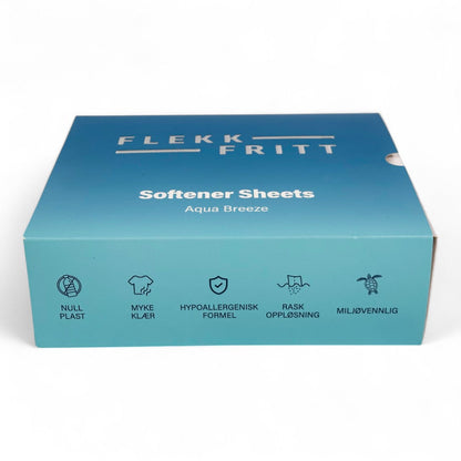 Flekkfritt Mýkingararkir Aqua Breeze 50stk <100 þvottar