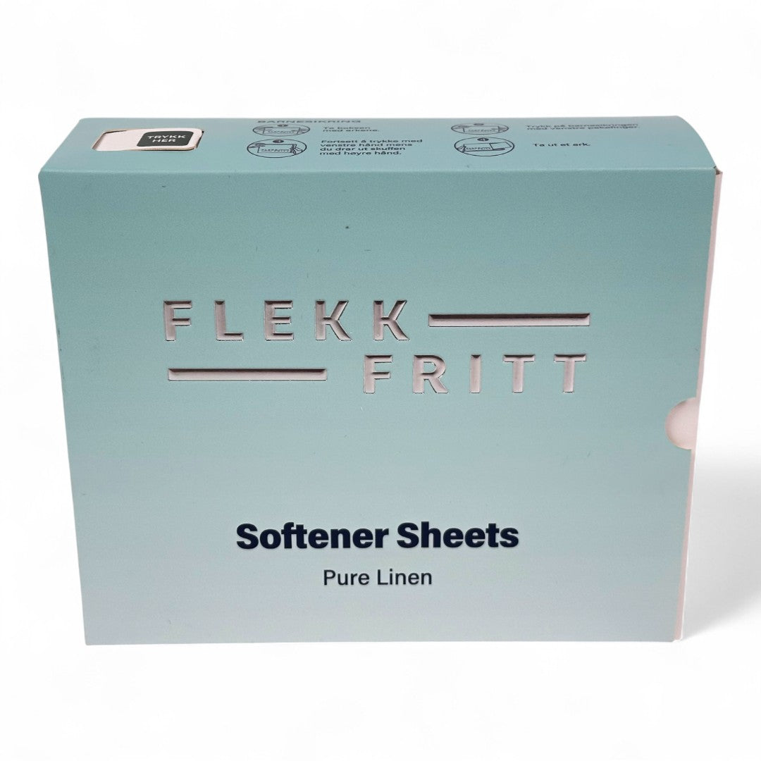 Flekkfritt Mýkingararkir Pure Linen 50stk <100 þvottar