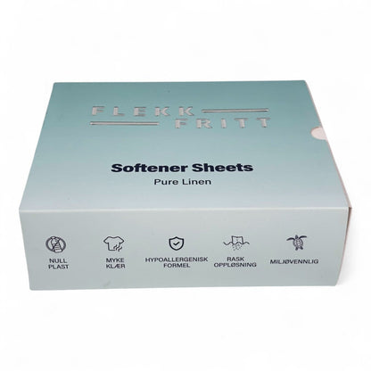 Flekkfritt Mýkingararkir Pure Linen 50stk <100 þvottar
