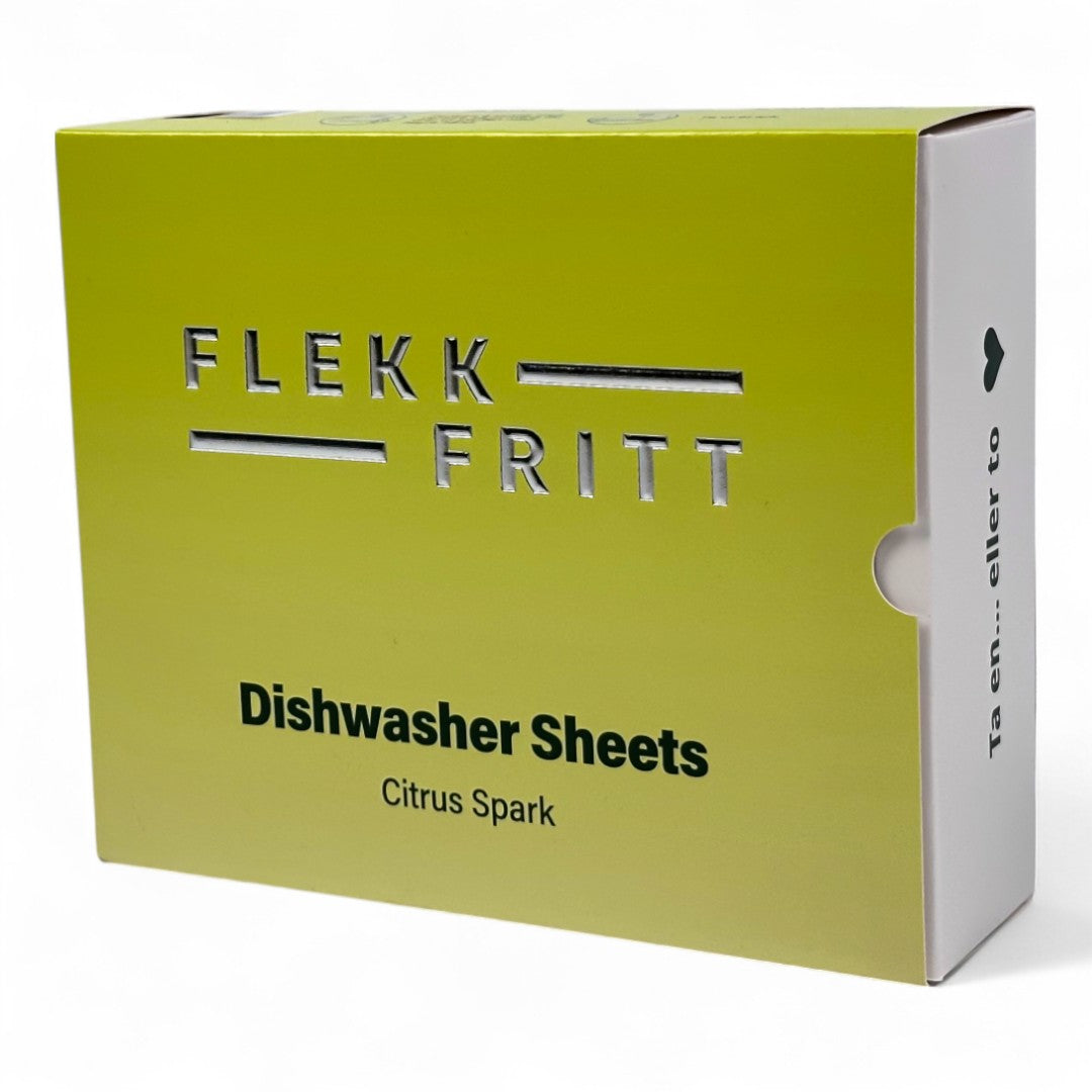 Flekkfritt Uppvaskarkir Citrus Spark 50stk <100 þvottar