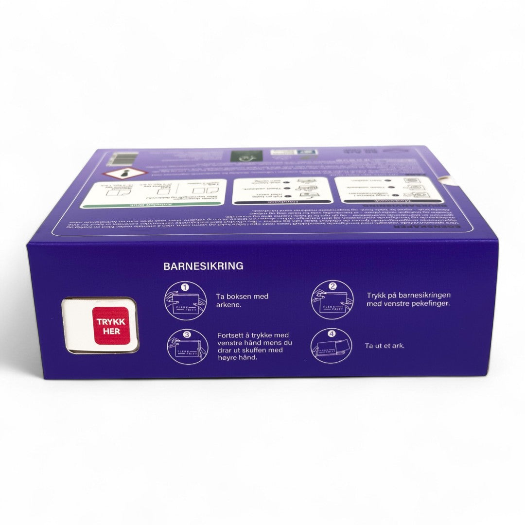 Flekkfritt Þvottaarkir  Lavender Serenity 50 ark <100 vask