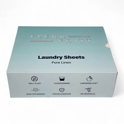 Flekkfritt Þvottaarkir  Pure Linen 50 ark <100 vask