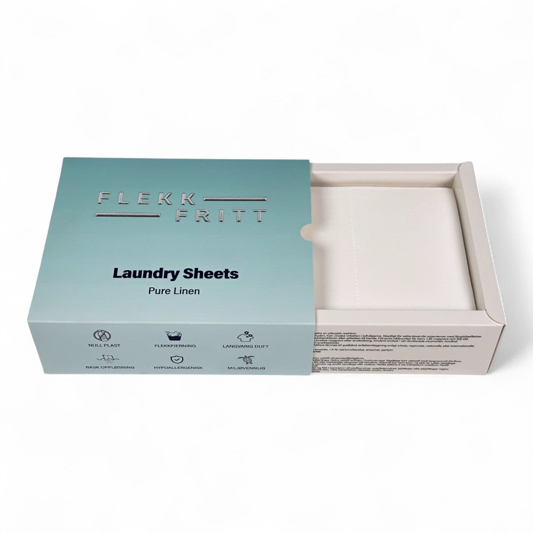 Flekkfritt Þvottaarkir  Pure Linen 50 ark <100 vask