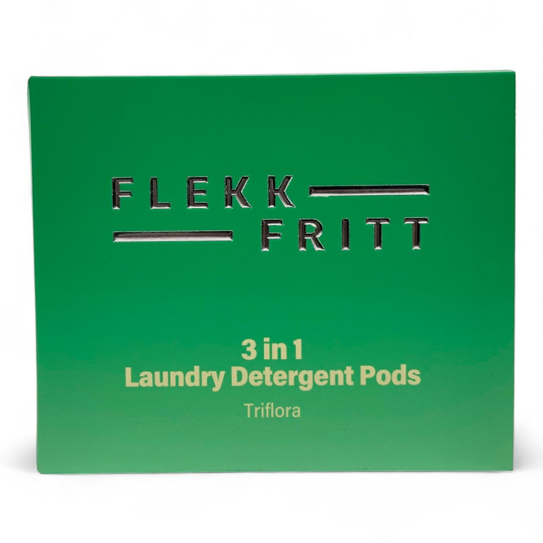 Flekkfritt 3 i 1 Þvottahylki  Triflora 40 stk