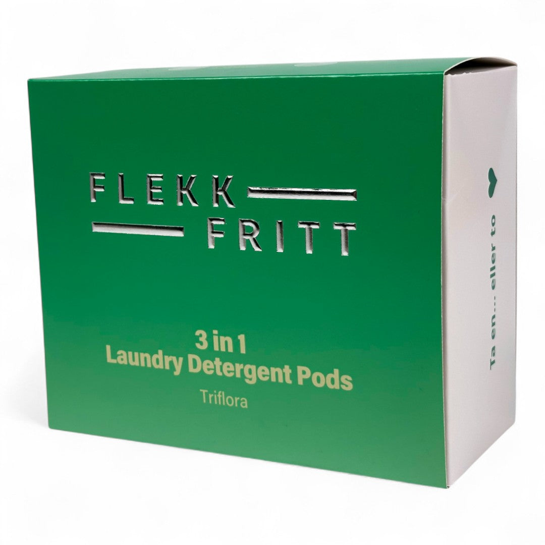 Flekkfritt 3 i 1 Þvottahylki  Triflora 40 stk