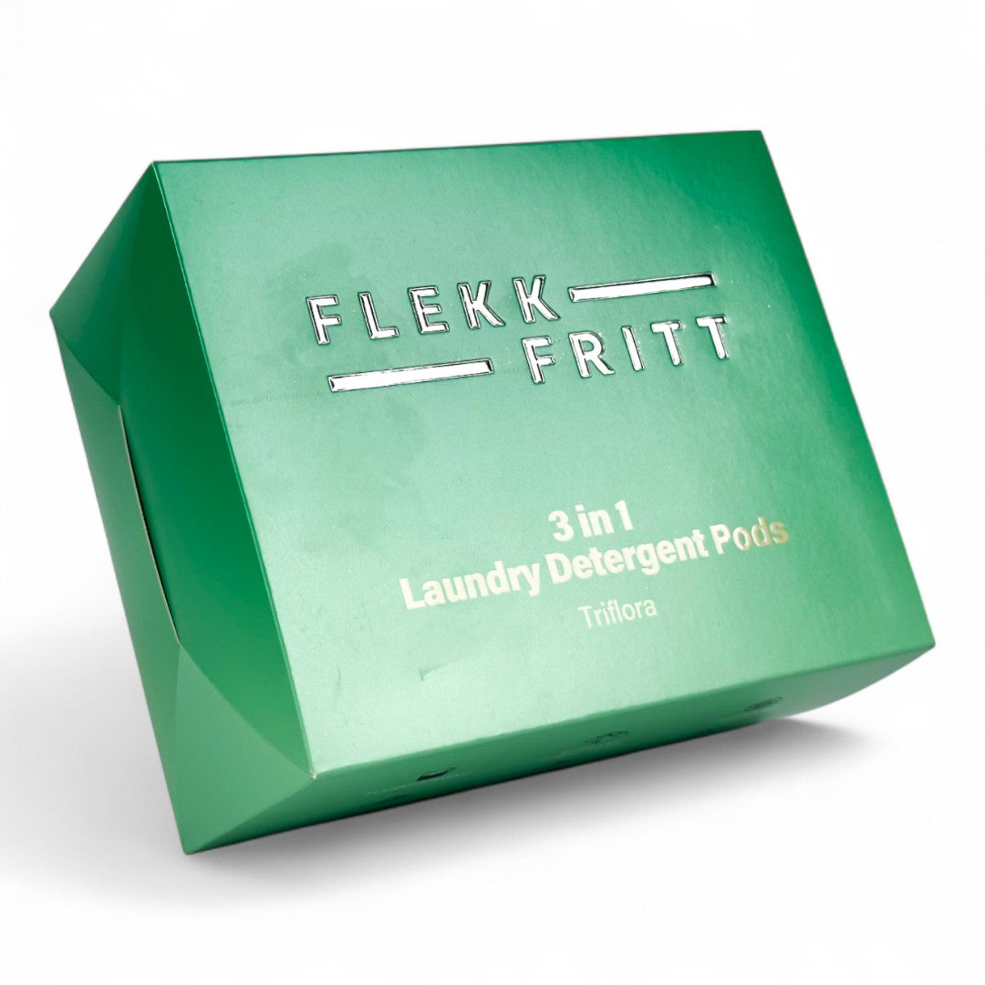 Flekkfritt 3 i 1 Þvottahylki  Triflora 40 stk