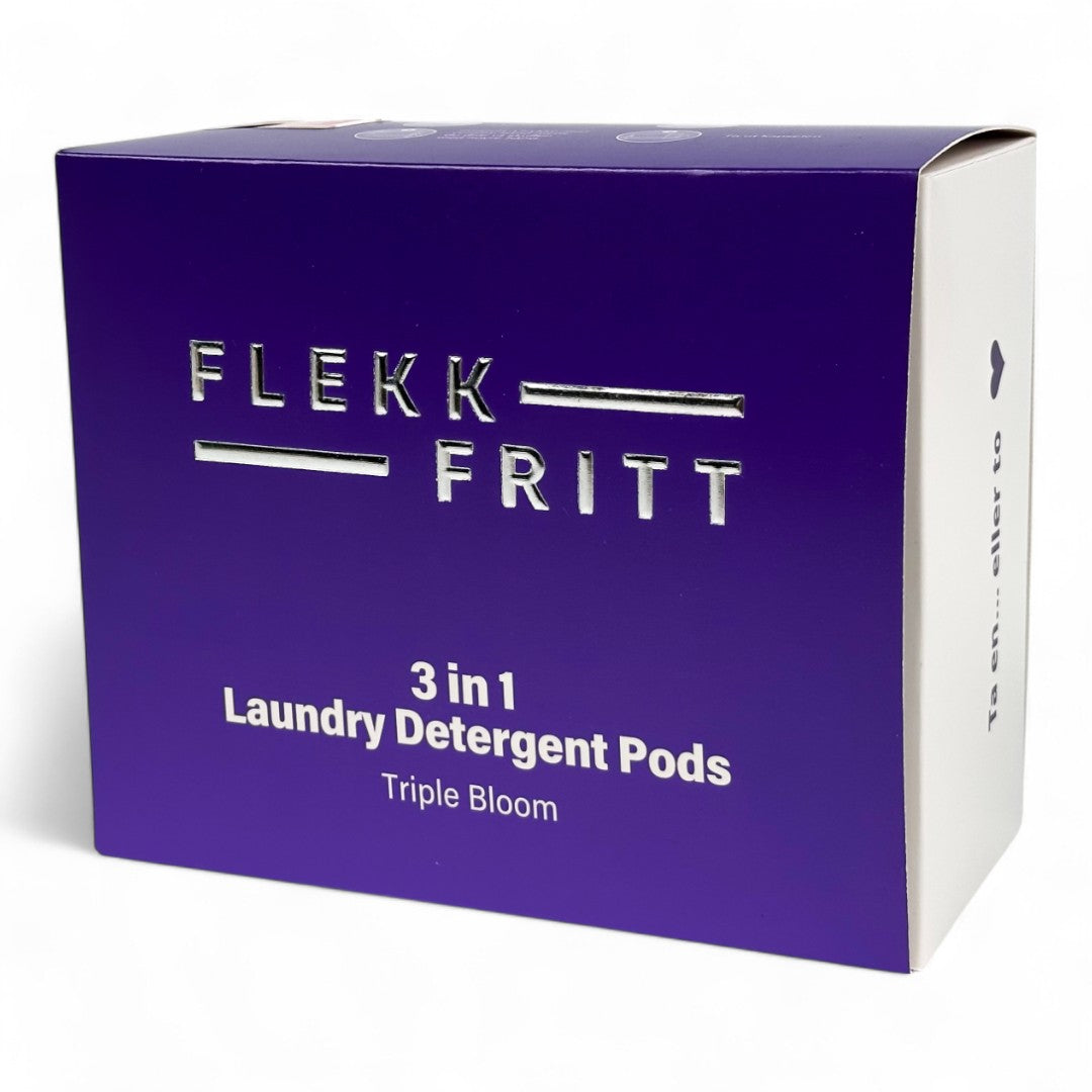 Flekkfritt 3 i 1 Þvottahylki Triple Bloom 40 stk