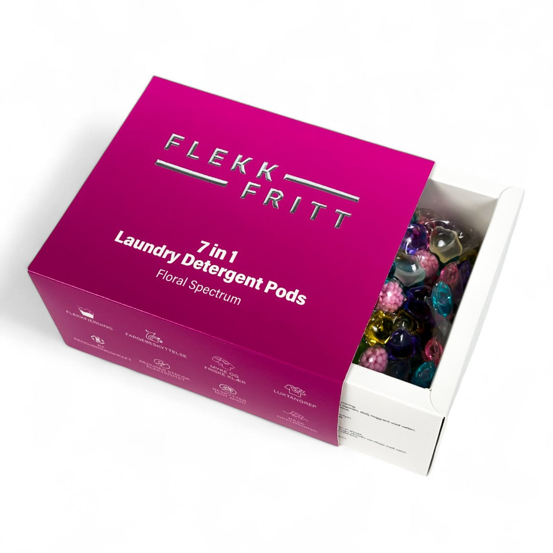 Flekkfritt 7 i 1 Þvottahylki  Floral Spectrum 40 stk