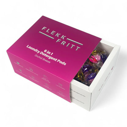 Flekkfritt 6 i 1 Þvottahylki Orchid Breeze 40 stk