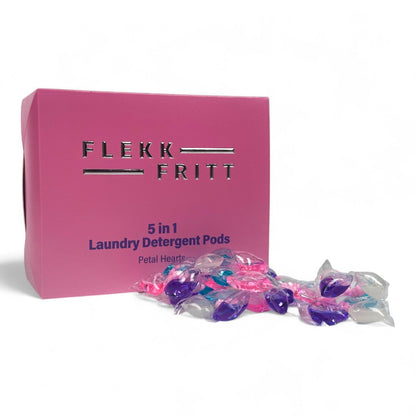 Flekkfritt 5 i 1 Þvottahylki  Petal Hearts 40 stk