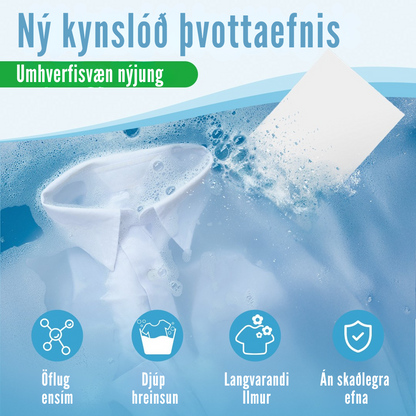 Flekkfritt Þvottaarkir  Aqua Breeze 50 ark <100 vask