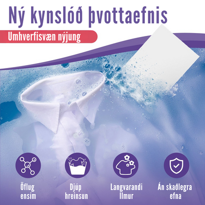 Flekkfritt Þvottaarkir  Lavender Serenity 50 ark <100 vask