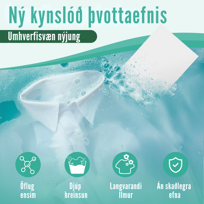 Flekkfritt Þvottaarkir  Pure Linen 50 ark <100 vask
