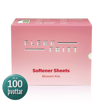 Flekkfritt mýkingarblöð Blossom Kiss pakki