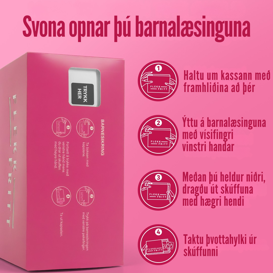Flekkfritt 6 i 1 Þvottahylki Orchid Breeze 40 stk