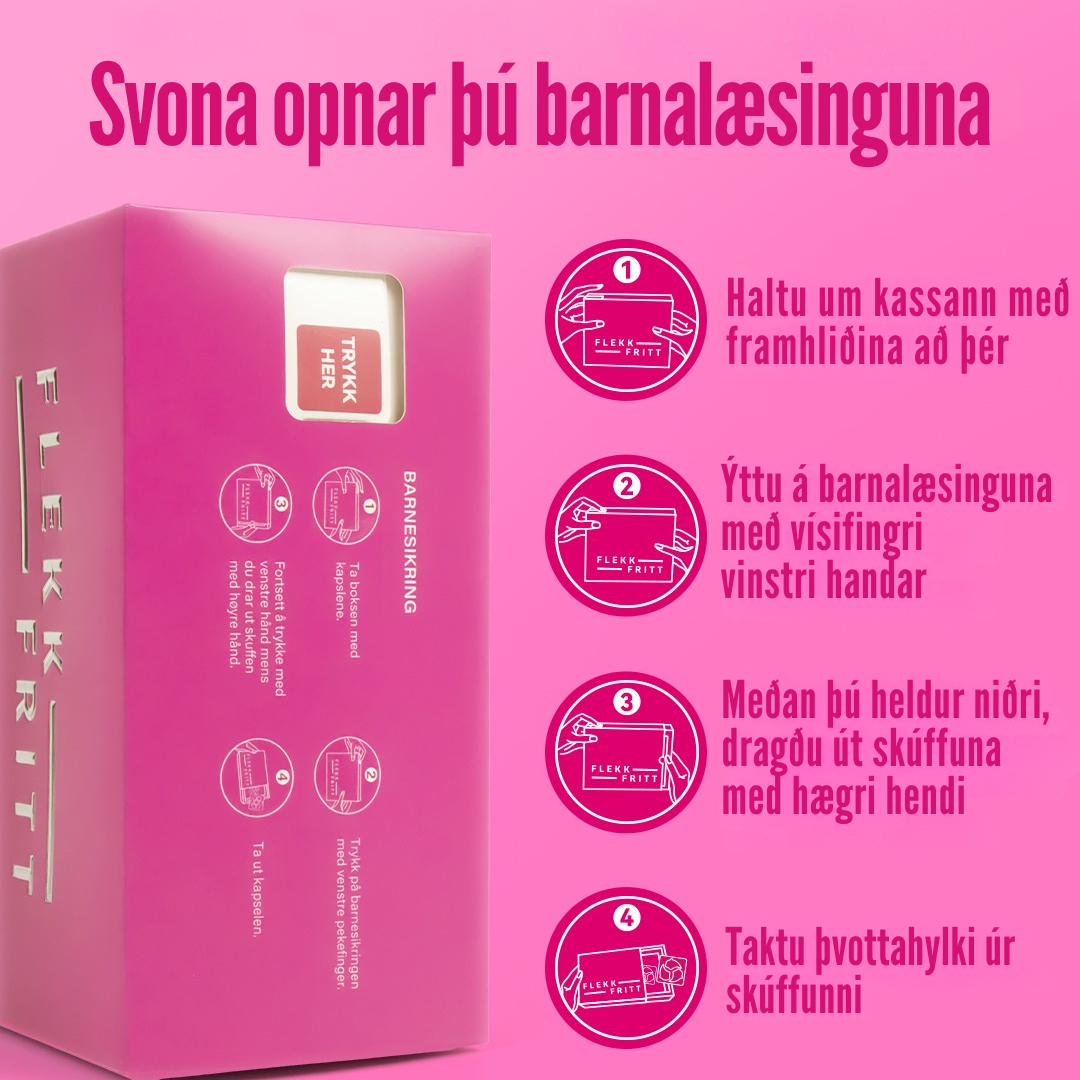 Flekkfritt 7 i 1 Þvottahylki  Floral Spectrum 40 stk