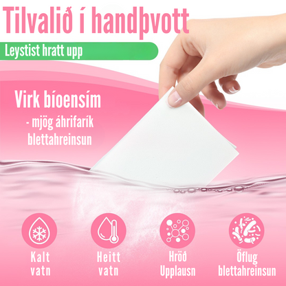 Flekkfritt Þvottaarkir  Blossom Kiss 50 ark <100 vask