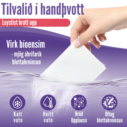 Flekkfritt Þvottaarkir  Lavender Serenity 50 ark <100 vask